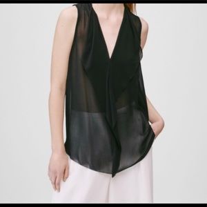 Babaton Ainsley Blouse in grey leopard